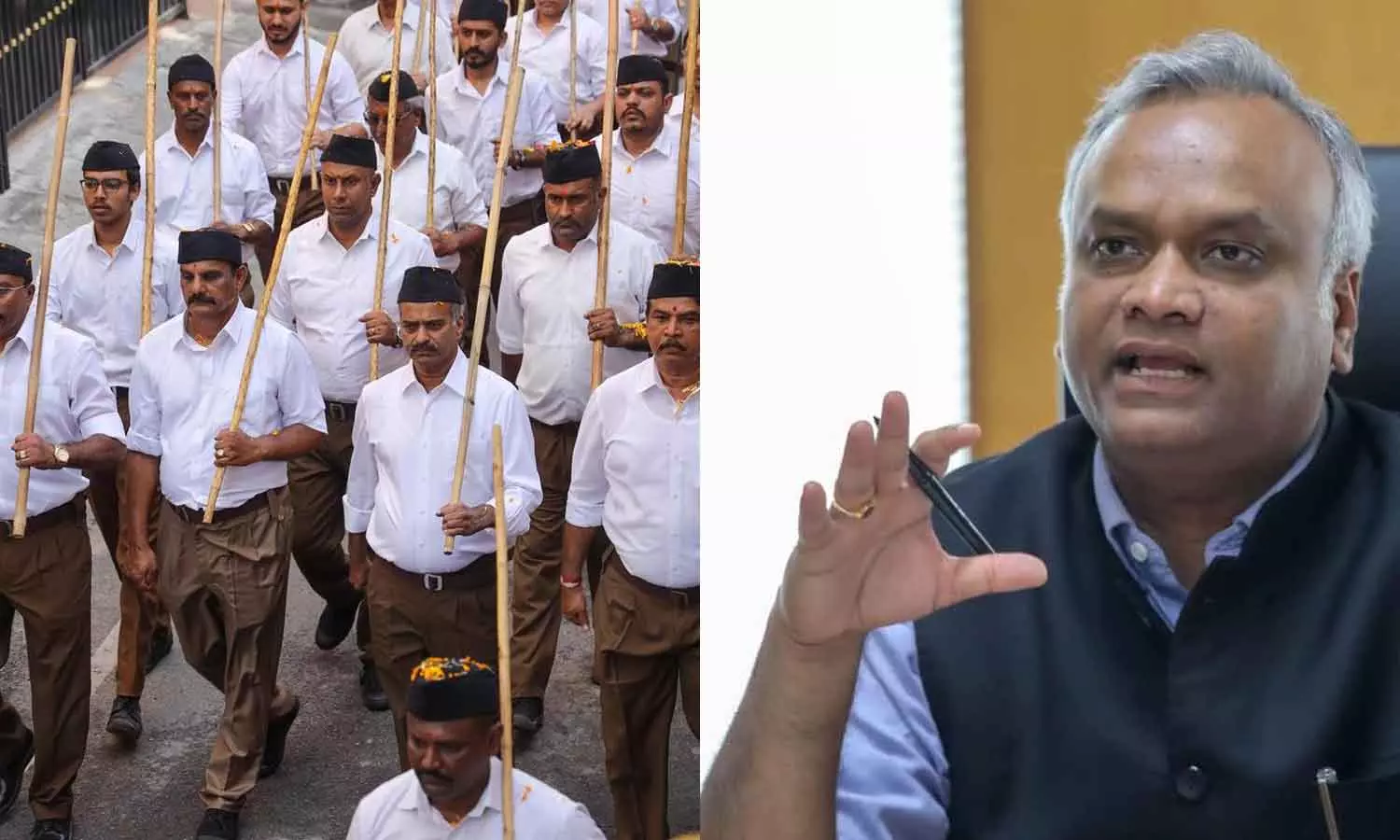 ആർഎസ്എസ് എന്തുകൊണ്ടാണ് നിയമപരമായി രജിസ്റ്റർ ചെയ്യാത്തത്?; ചോദ്യങ്ങളുമായി പ്രിയങ്ക് ഖാർഗെ ആർഎസ്എസ് എന്തുകൊണ്ടാണ് നിയമപരമായി രജിസ്റ്റർ ചെയ്യാത്തത്?; ചോദ്യങ്ങളുമായി പ്രിയങ്ക് ഖാർഗെ