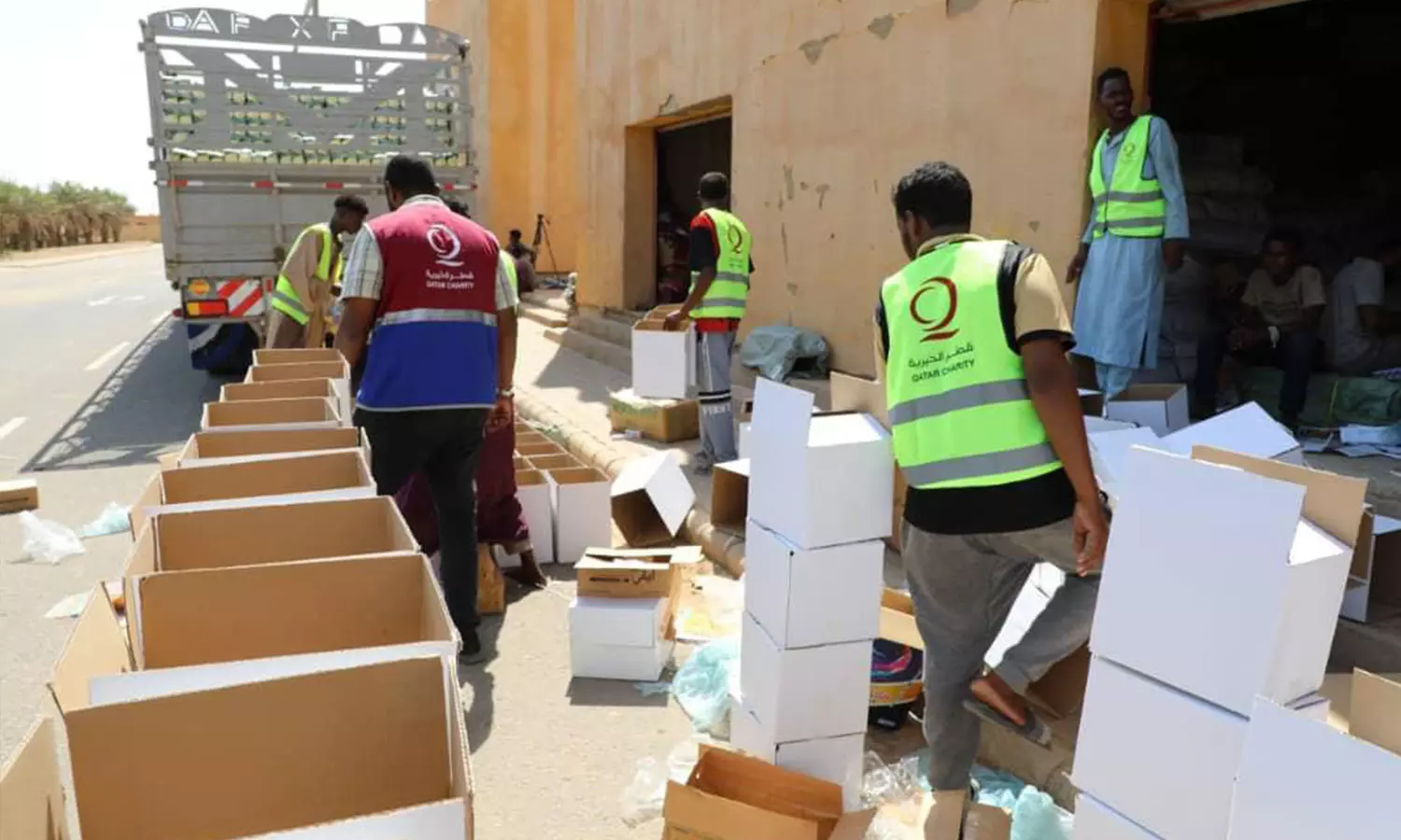 സുഡാനിലേക്ക് സഹായമെത്തിച്ച് ഖത്തർ