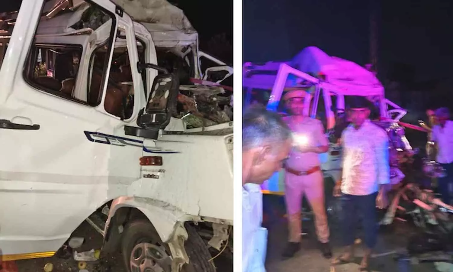 രാജസ്ഥാനിൽ നിർത്തിയിട്ടിരുന്ന ട്രെയിലറിൽ ട്രാവലർ ഇടിച്ചുകയറി 15 പേർ മരിച്ചു