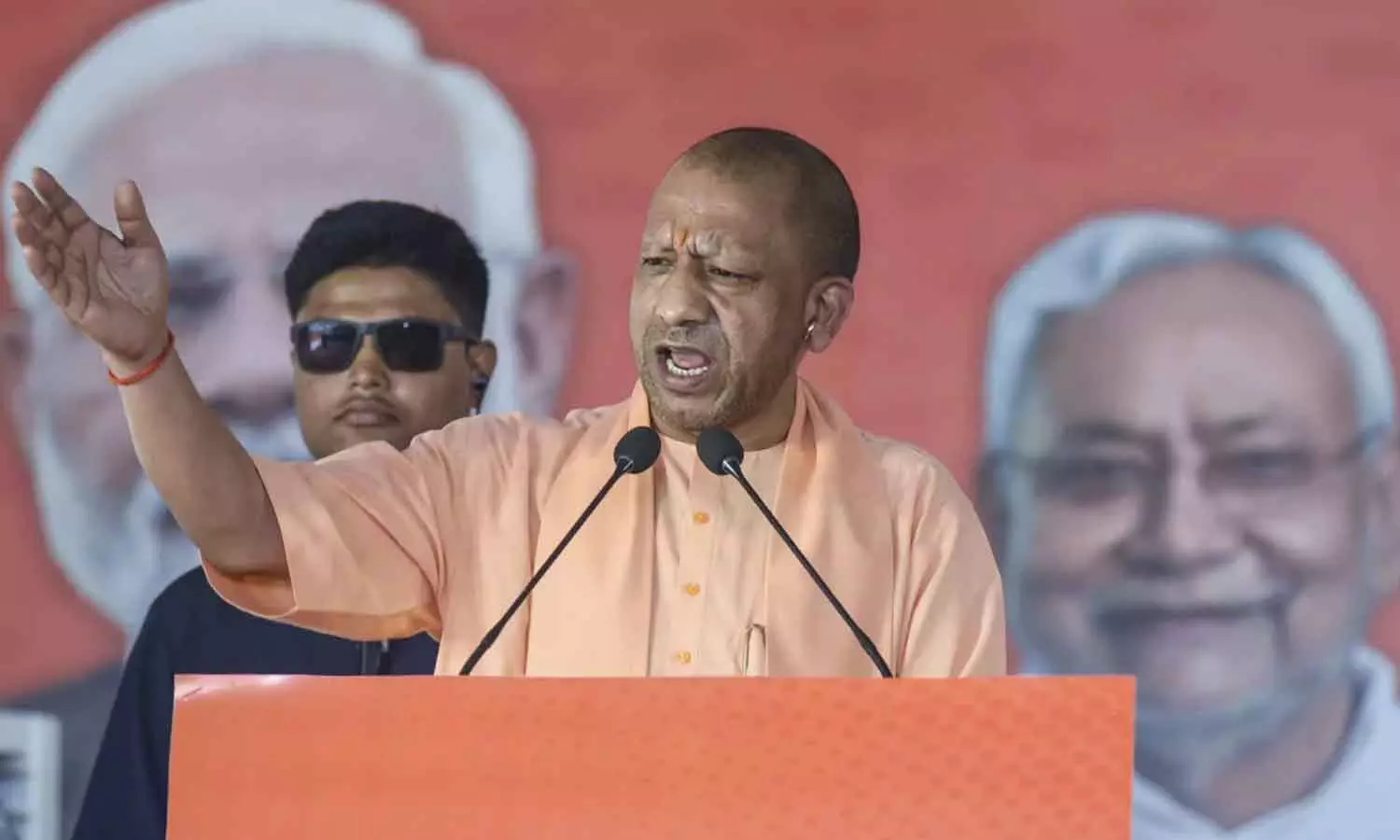 നയിക്കുന്നത് മൂന്ന് കുരങ്ങന്മാർ: ബിഹാറിലെ മഹാസഖ്യത്തെ അധിക്ഷേപിച്ച് യോഗി ആദിത്യനാഥ്‌