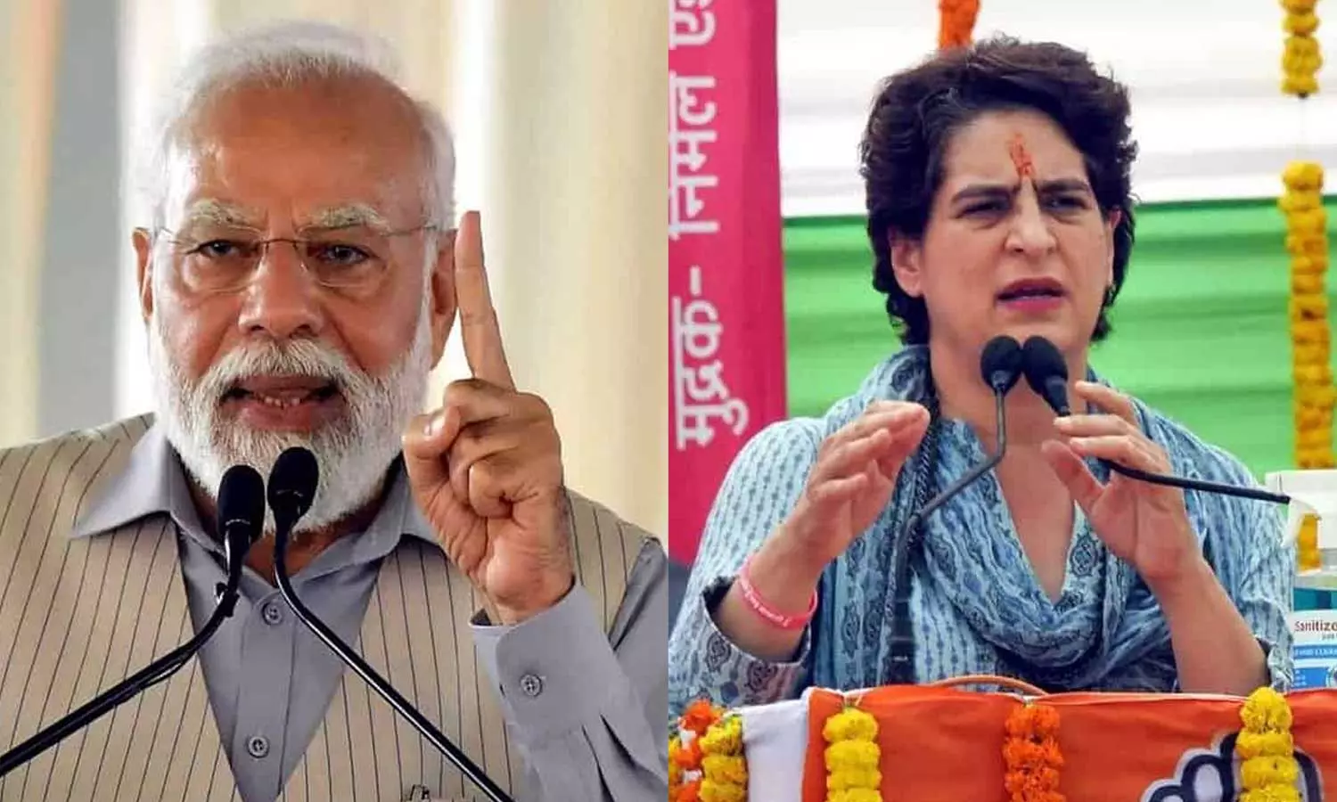 കേരളത്തിലെ കോണ്‍ഗ്രസ് നേതാക്കളടക്കം ബിഹാറിനെ അപമാനിച്ചെന്ന് മോദി; അപമാന മന്ത്രാലയം രൂപീകരിക്കൂവെന്ന്  പ്രിയങ്കാ ഗാന്ധിയുടെ പരിഹാസം