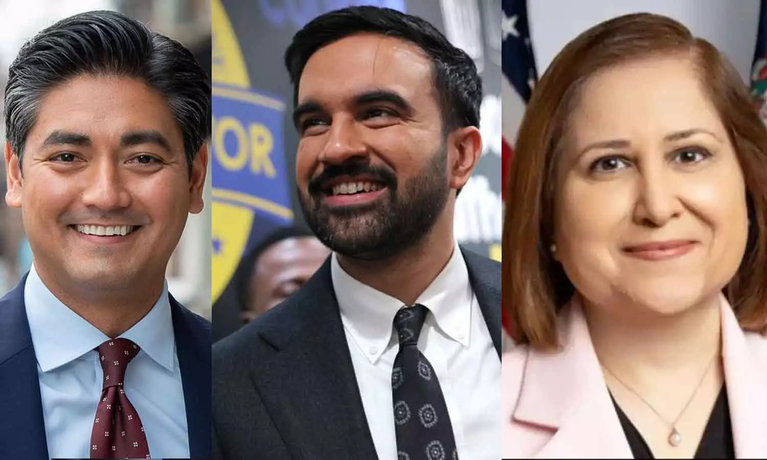 മംദാനി, അഫ്താബ് പുരേവൽ, ഗസാല ഹാശ്മി; ട്രംപിന് വൻ തിരിച്ചടി നൽകി ഇന്ത്യൻ വംശജരായ മൂന്ന് മുസ്ലിംകളുടെ വിജയം മംദാനി, അഫ്താബ് പുരേവൽ, ഗസാല ഹാശ്മി; ട്രംപിന് വൻ തിരിച്ചടി നൽകി ഇന്ത്യൻ വംശജരായ മൂന്ന് മുസ്ലിംകളുടെ വിജയം