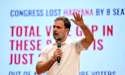 ഹൈഡ്രജൻ ബോംബ് പൊട്ടിക്കുമോ? വോട്ടുകൊള്ളയില്‍  രാഹുൽ ഗാന്ധിയുടെ വാർത്താ സമ്മേളനം ഇന്ന് 12 മണിക്ക്