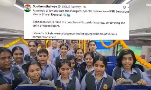 ആർഎസ്എസ് ഗണഗീതത്തെ ദേശഭക്തി​ ഗാനമായി അവതരിപ്പിച്ച് ദക്ഷിണ റെയില്‍വെ; വിവാദമായതോടെ വീഡിയോ നീക്കി