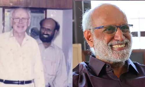 Dr Ikbal shares memories with Dr James Watson Dr Ikbal shares memories with Dr James Watson