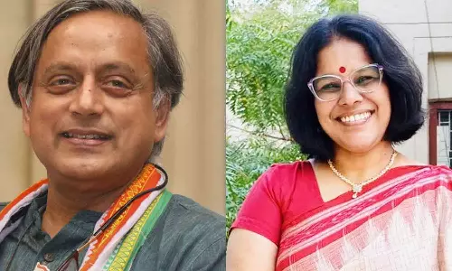 ഇന്ത്യയെ എന്നന്നേക്കുമായി വൈകാരികമായി വിഭജിച്ചതാണ് ലാൽ കൃഷ്ണ  അദ്വാനി ഈ രാജ്യത്തിന് ചെയ്ത ഏറ്റവും വലിയ പൊതുസേവനം ; ശശി തരൂരിനെതിരെ വിമർശനവുമായി സുധമേനോൻ