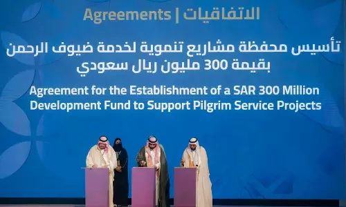 A development portfolio worth 300 million to serve the pilgrims