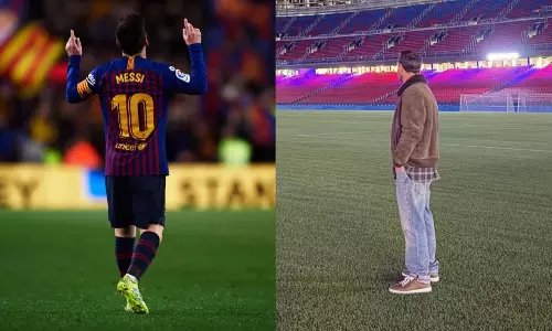 ഹൃദയംകൊണ്ട് മിസ് ചെയ്യുന്ന ഇടത്തേക്ക് മടങ്ങിയെത്തി; ക്യാംപ്നൗ സന്ദർശനത്തിനു ശേഷം ഹൃദയസ്പർശിയായ കുറിപ്പുമായി മെസ്സി ഹൃദയംകൊണ്ട് മിസ് ചെയ്യുന്ന ഇടത്തേക്ക് മടങ്ങിയെത്തി; ക്യാംപ്നൗ സന്ദർശനത്തിനു ശേഷം ഹൃദയസ്പർശിയായ കുറിപ്പുമായി മെസ്സി