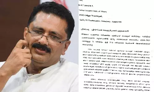 പിൻവാതിലിലൂടെ പെൻഷൻ വാങ്ങാൻ ശ്രമം; അധ്യാപക പെൻഷൻ ആവശ്യപ്പെട്ട കെ.ടി ജലീലിന്റെ കത്ത് പുറത്ത്
