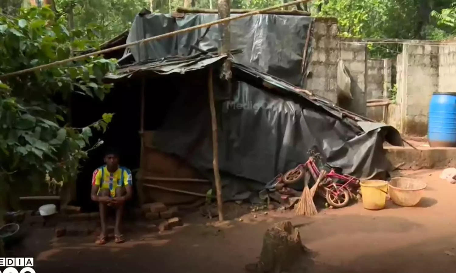 House construction halted midway tribal families in Attappadi live in huts