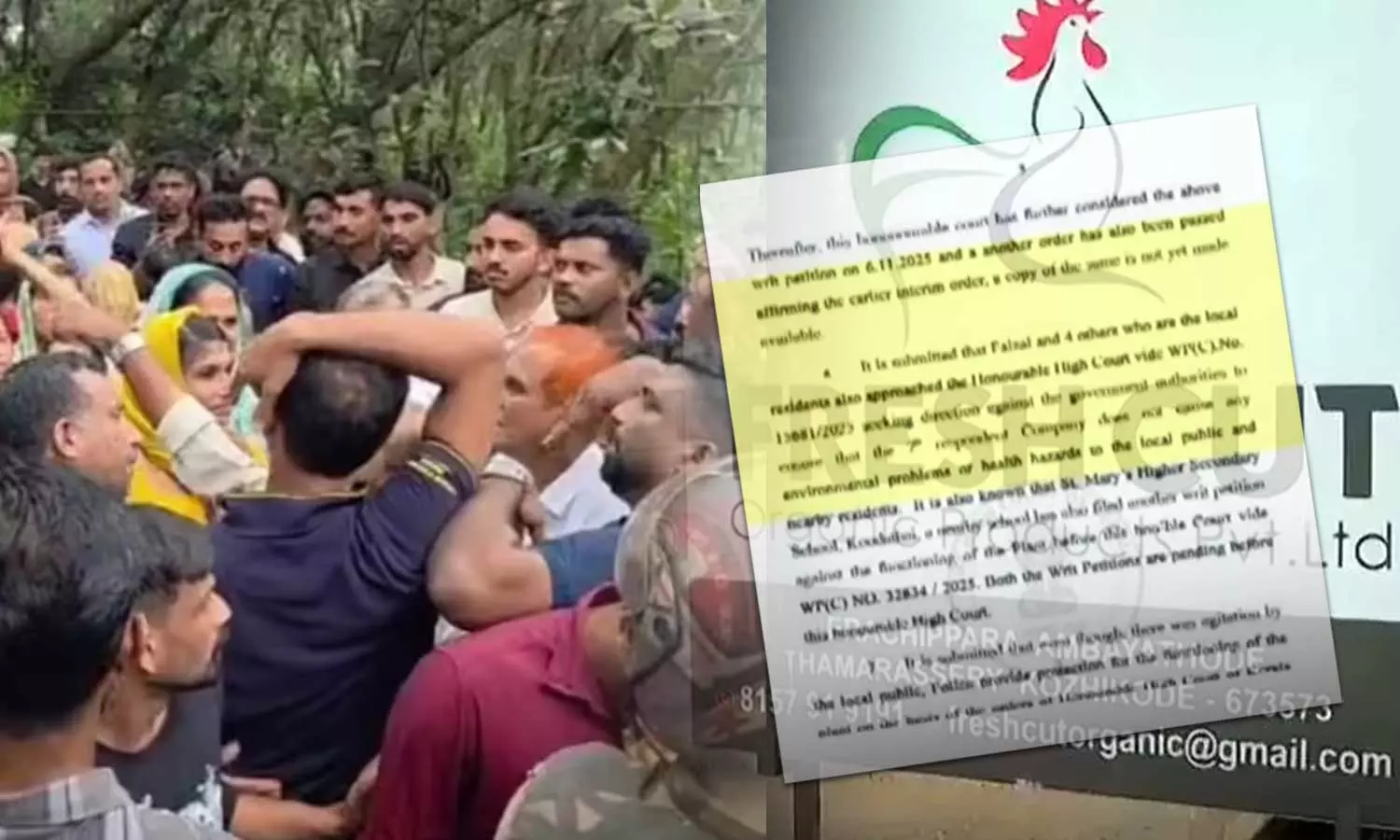 Police Report against Fresh Cut protest committee