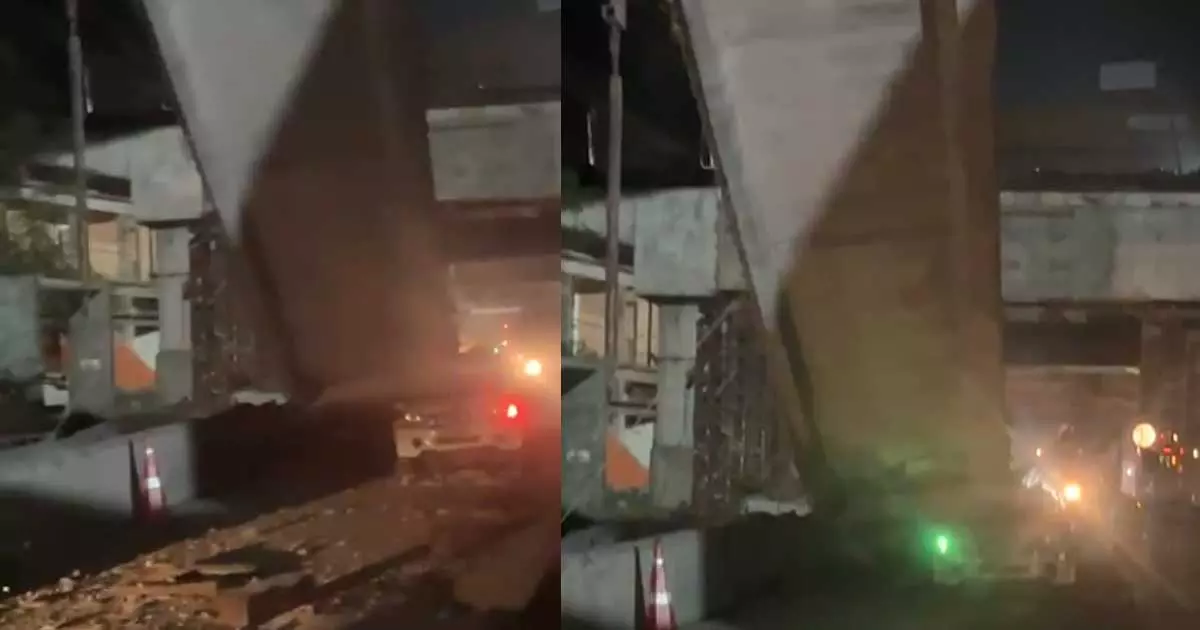 ആലപ്പുഴ അരൂർ - തുറവൂർ ഉയരപ്പാത നിർമാണത്തിനിടെ അപകടം; ഗർഡർ പിക്ക് അപ്പ് വാനിന് മുകളിൽ വീണ് ഒരു മരണം