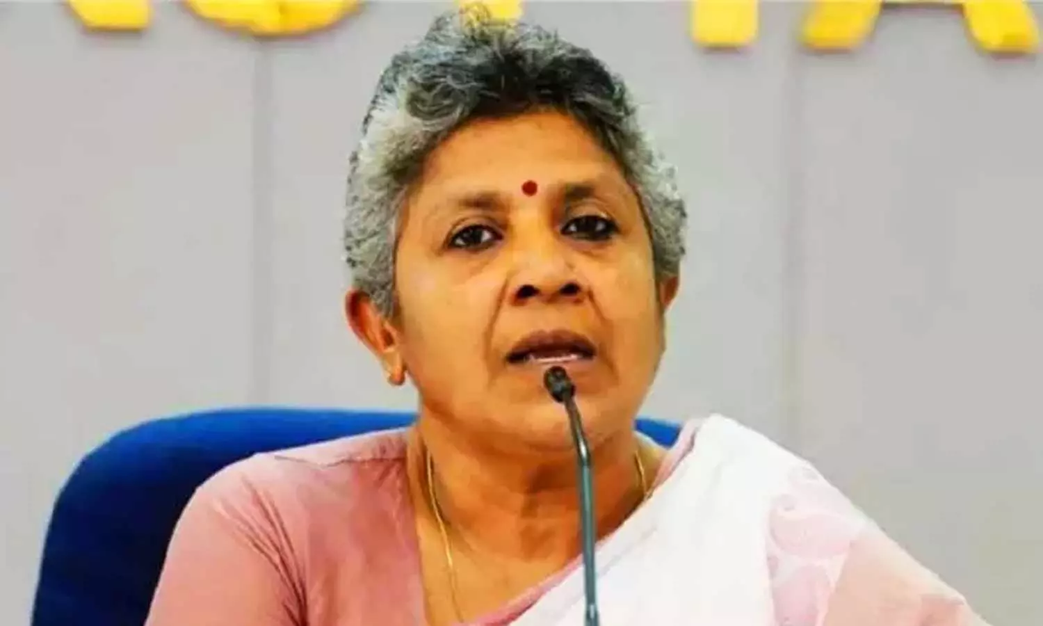 ലതികാ സുഭാഷ് കോട്ടയം ന​ഗരസഭയിൽ എൽഡിഎഫ് സ്ഥാനാർഥി