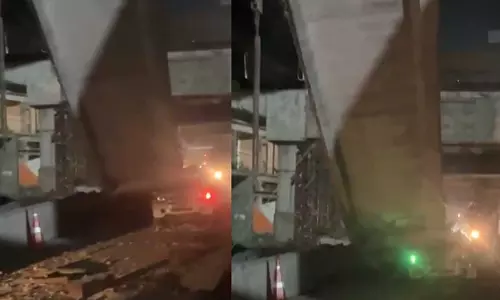 ആലപ്പുഴ അരൂർ - തുറവൂർ ഉയരപ്പാത നിർമാണത്തിനിടെ അപകടം; ഗർഡർ പിക്ക് അപ്പ് വാനിന് മുകളിൽ വീണ് ഒരു മരണം