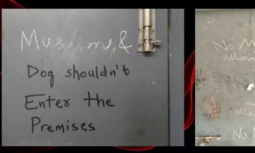 നായകൾക്കും മുസ്‌ലിംകൾക്കും പ്രവേശനമില്ല; ഡൽഹി സ്ഫോടനത്തിന് പിന്നാലെ ഐഎസ്ഐ കൊൽക്കത്ത ഹോസ്റ്റലിൽ വിദ്വേഷ ചുവരെഴുത്തുകൾ