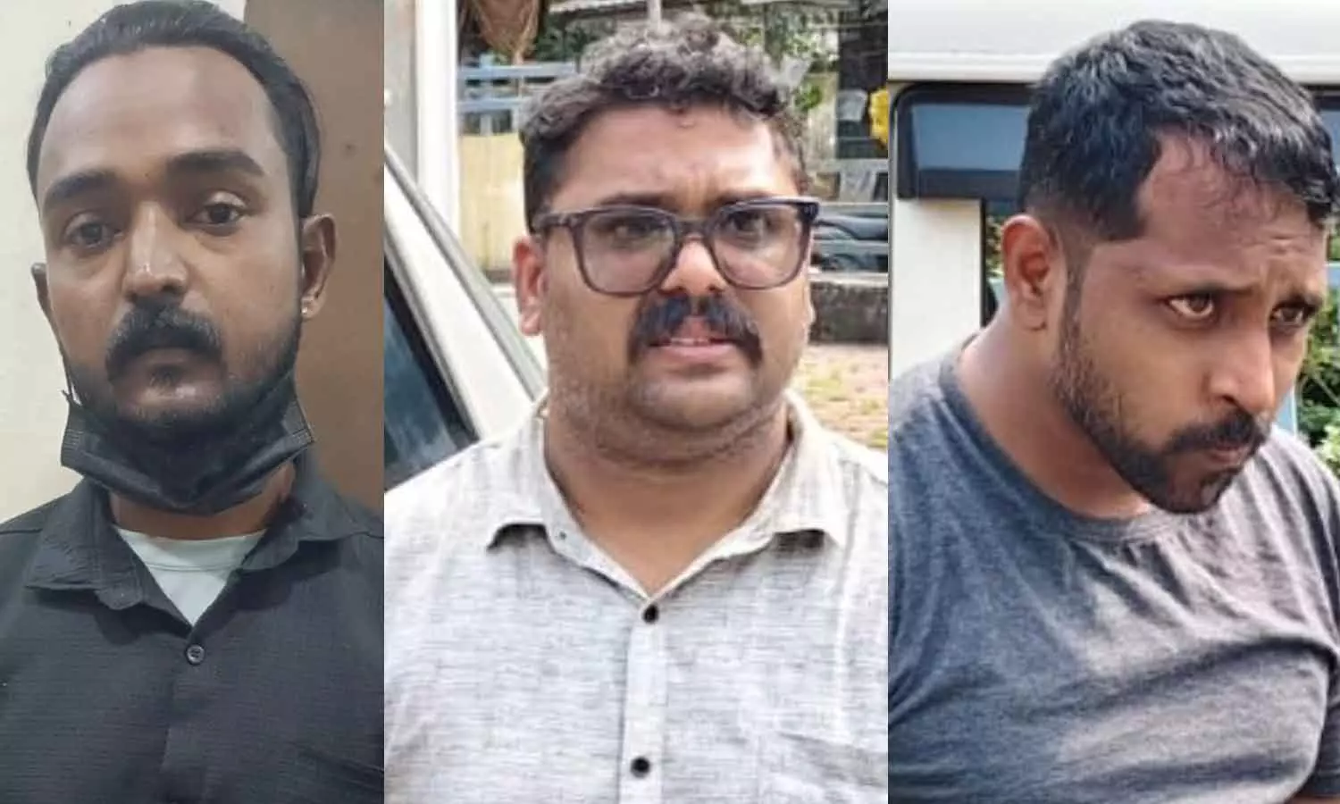 തൃശൂരിൽ ബൈക്ക് യാത്രികന്റെ മുഖത്ത് പെപ്പർ സ്പ്രേ അടിച്ച് മൂന്ന് ലക്ഷം രൂപ കവർന്ന കേസിൽ മൂന്നുപേർ അറസ്റ്റിൽ