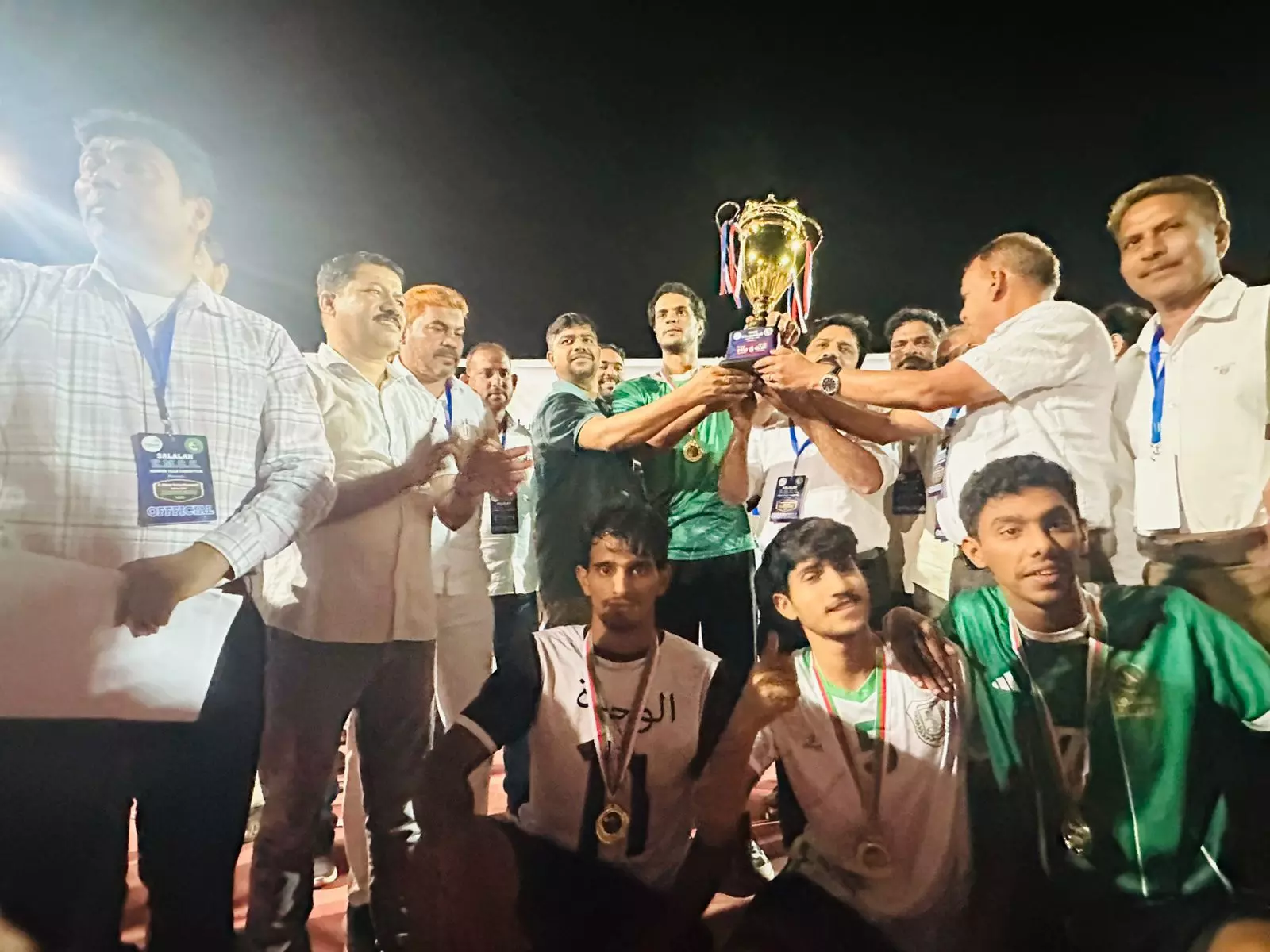 കെഎംസിസി സലാല വോളിബോൾ ടൂർണമന്റ്‌: അൽ വഹ്‌ദ ക്ലബ്ബ്‌ വിജയികൾ