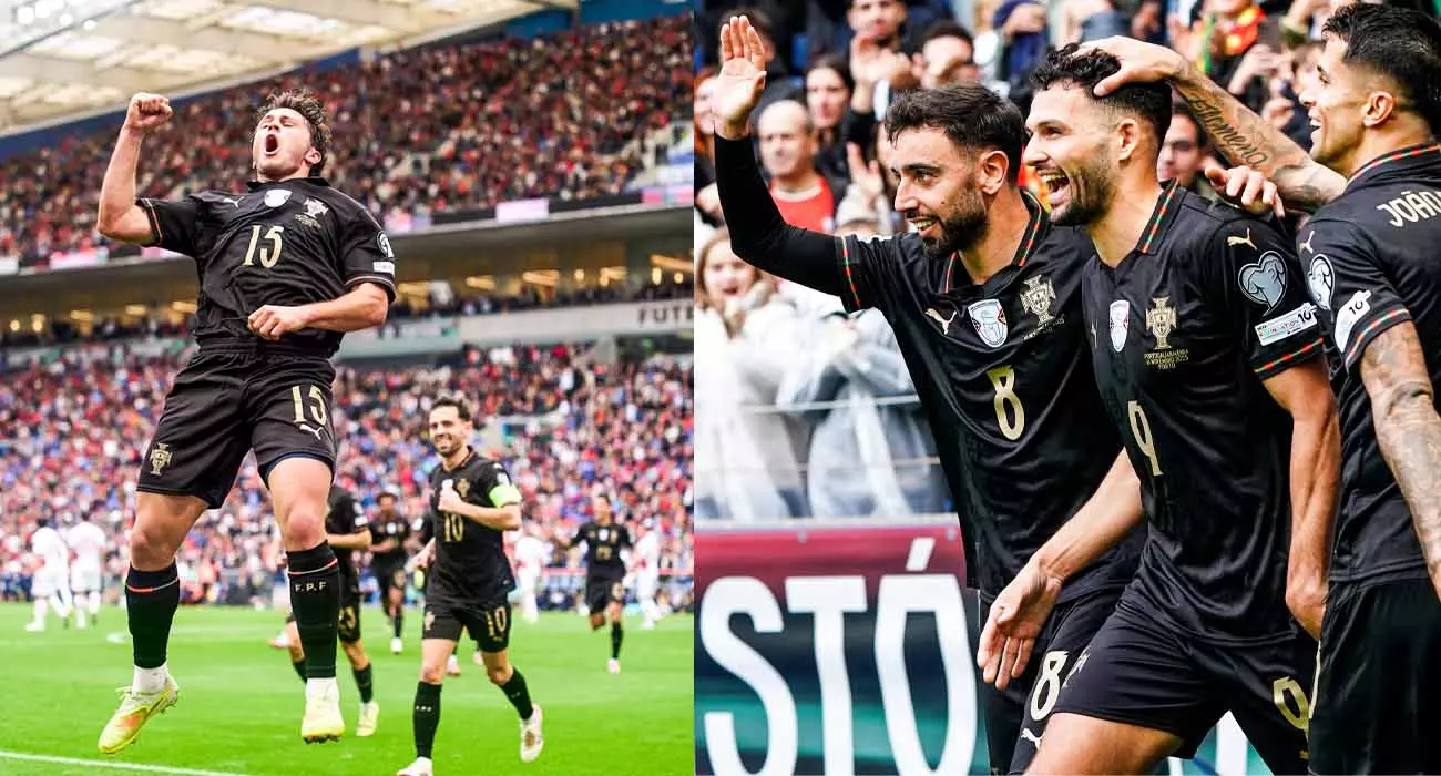 Bruno and Joao Neves score hat-tricks; Armenian scores to send Portugal to World Cup, 9-1