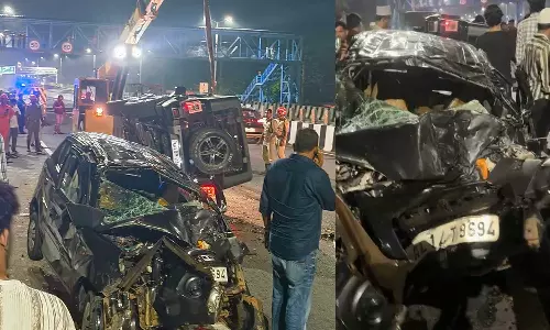 കാസർകോട് ബന്ദിയോട് കാറും ജീപ്പും കൂട്ടിയിടിച്ച് യുവതിക്ക് ദാരുണാന്ത്യം; മൂന്ന് പേർക്ക് പരിക്ക്