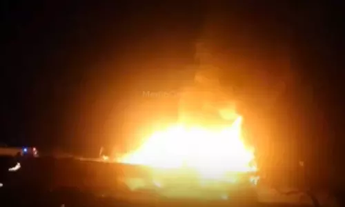 സൗദിയിൽ ഉംറ സംഘം സഞ്ചരിച്ച ബസ് കത്തിയമർന്ന് 42 ഹൈദരാബാദ്   സ്വദേശികൾ മരിച്ചു