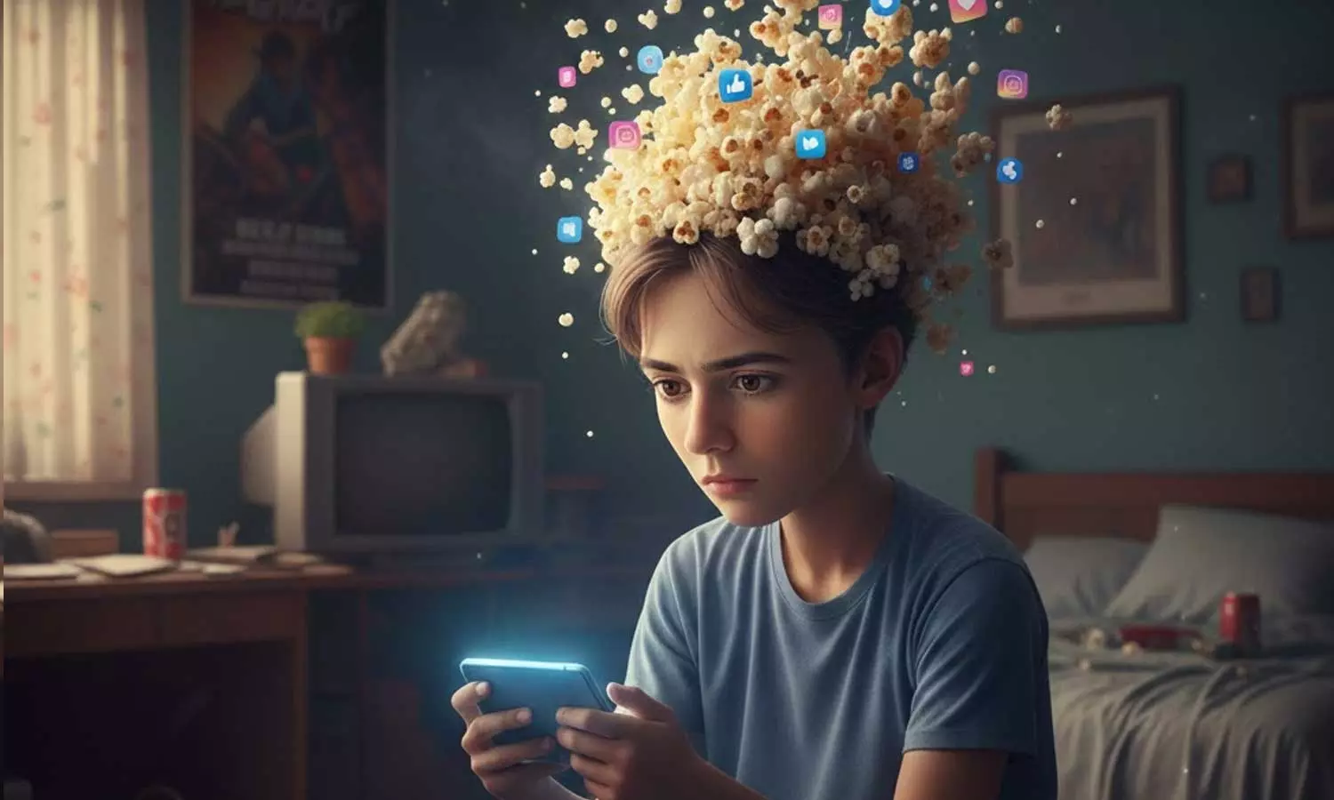 ഇന്ത്യയിലെ കൗമാരക്കാരിൽ പോപ്കോൺ ബ്രെയിൻ സിൻഡ്രോം വർധിക്കുന്നെന്ന് റിപ്പോർട്ട്; കാരണമിതാണ്.. ഇന്ത്യയിലെ കൗമാരക്കാരിൽ പോപ്കോൺ ബ്രെയിൻ സിൻഡ്രോം വർധിക്കുന്നെന്ന് റിപ്പോർട്ട്; കാരണമിതാണ്..