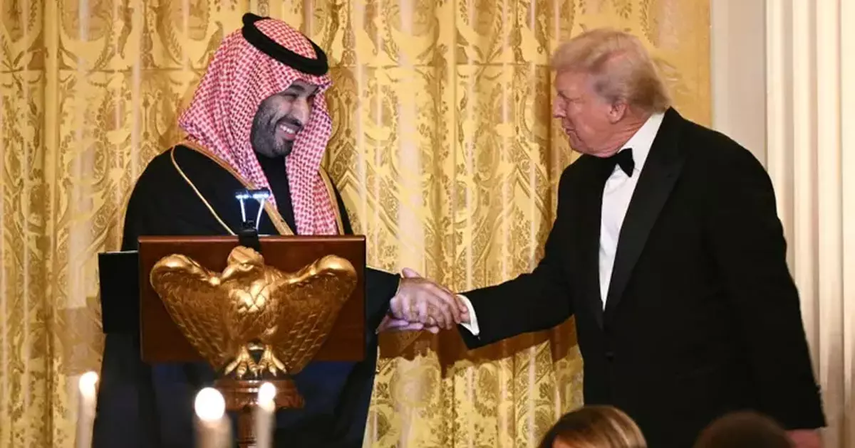 Saudi Crown Prince not wearing black tie at US Presidents dinner; debate