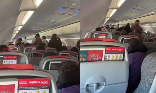 കോഴിക്കോട് നിന്ന് ഷാർജയിലേക്ക് പുറപ്പെട്ട എയര്‍ അറേബ്യ വിമാനം ഫുജൈറയിൽ കുടുങ്ങി