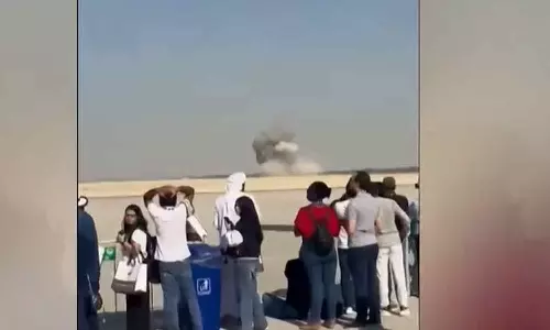 ഇന്ത്യൻ യുദ്ധവിമാനം തേജസ് ദുബൈയിൽ തകർന്നുവീണു; പൈലറ്റ് മരിച്ചു