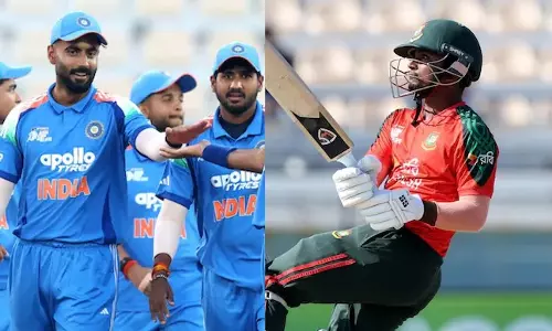 റൈസിങ് സ്റ്റാർസ് ഏഷ്യാ കപ്പ് ; ഇന്ത്യയെ വീഴ്ത്തി ബംഗ്ലാദേശ് ഫൈനലിൽ റൈസിങ് സ്റ്റാർസ് ഏഷ്യാ കപ്പ് ; ഇന്ത്യയെ വീഴ്ത്തി ബംഗ്ലാദേശ് ഫൈനലിൽ