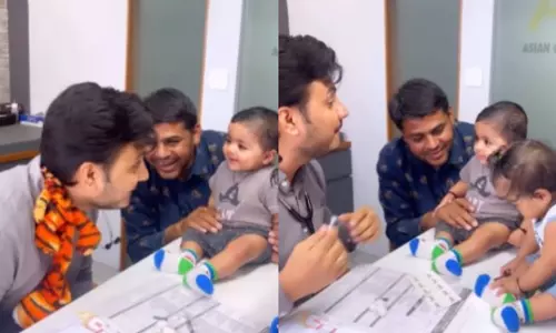 സിറിഞ്ചുകൾ വലിച്ചെറിയുന്നു, വേണ്ട വിധത്തിൽ കൈകാര്യം ചെയ്യുന്നില്ല; പാട്ടുപാടി ചിരിപ്പിച്ച് കുഞ്ഞുങ്ങൾക്ക് വാക്സിനേഷൻ എടുക്കുന്ന റീൽ ഡോക്ടര്‍ക്ക് വിമര്‍ശനം