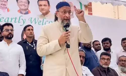 Ready to back Nitish Kumar government Owaisi Rises one condition