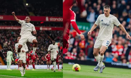 ആൻഫീൽഡിൽ അടിതെറ്റി ലിവർപ്പൂൾ ; നോട്ടിങ്ഹാമിന്റെ ജയം എതിരില്ലാത്ത മൂന്ന് ഗോളിന് ആൻഫീൽഡിൽ അടിതെറ്റി ലിവർപ്പൂൾ ; നോട്ടിങ്ഹാമിന്റെ ജയം എതിരില്ലാത്ത മൂന്ന് ഗോളിന്