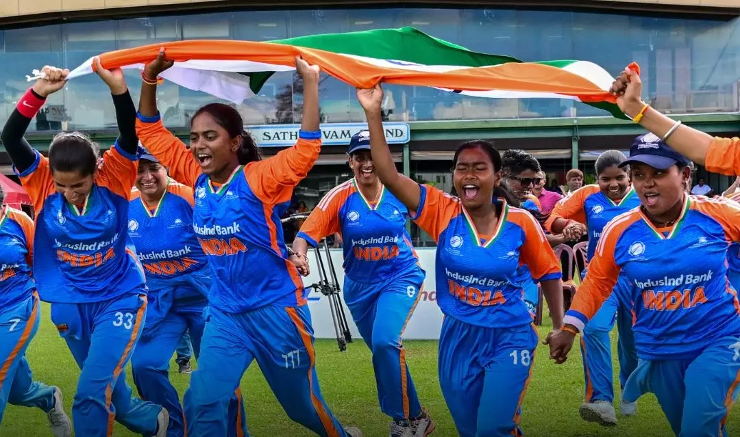 പ്രഥമ വനിത ബ്ലൈൻഡ് ടി20 ലോകകപ്പ് കിരീടം ഇന്ത്യക്ക്; ഫൈനലിൽ നേപ്പാളിനെയാണ് തോല്പിച്ചത്