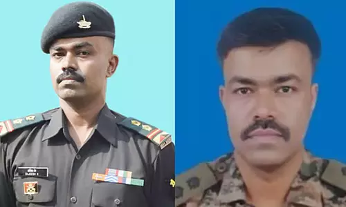 ജമ്മുകശ്മീരിൽ പട്രോളിങ്ങിനിടെ അപകടത്തിൽ മരിച്ച മലപ്പുറം സ്വദേശി സുബേദാർ കെ. സജീഷിന് വിട നൽകി ജന്മനാട്