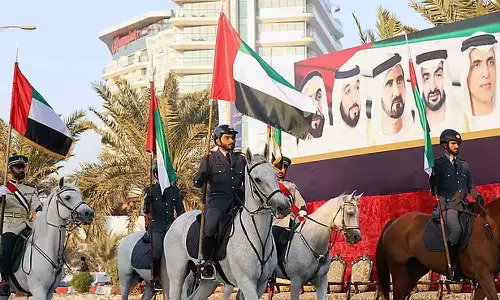 UAE National Day; Grand parade on Al Qassim Corniche on November 28