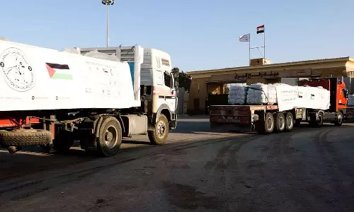 Noble Night 3 Operation; UAEs aid tent for Gaza