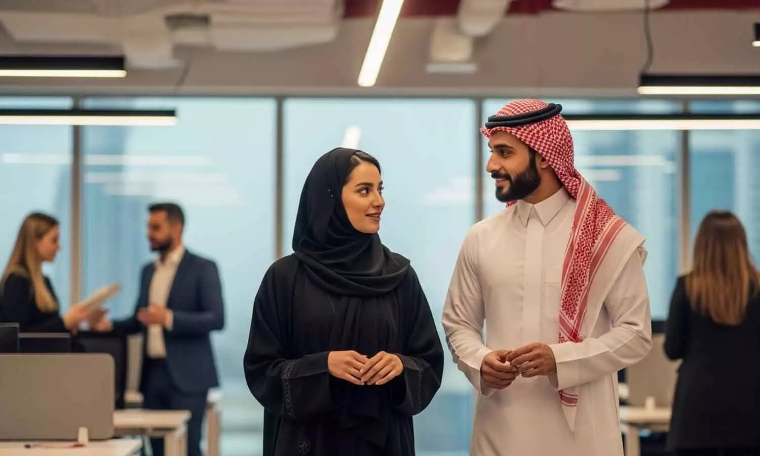 Requiring private sector employees to wear national dress and formal attire