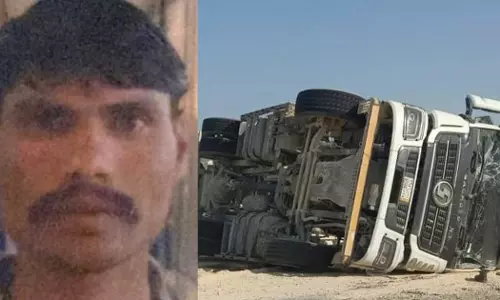 സൗദി ജുബൈലില്‍ ട്രക്ക് മറിഞ്ഞ് ഇന്ത്യകാരന്‍ മരിച്ചു