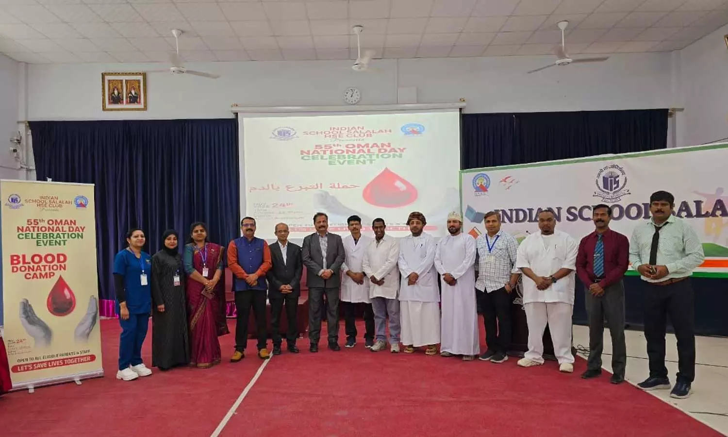 Indian School Salalah organizes blood donation camp Indian School Salalah organizes blood donation camp