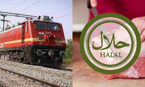 Serving only halal meat on trains prima facie violation of human rights Says NHRC