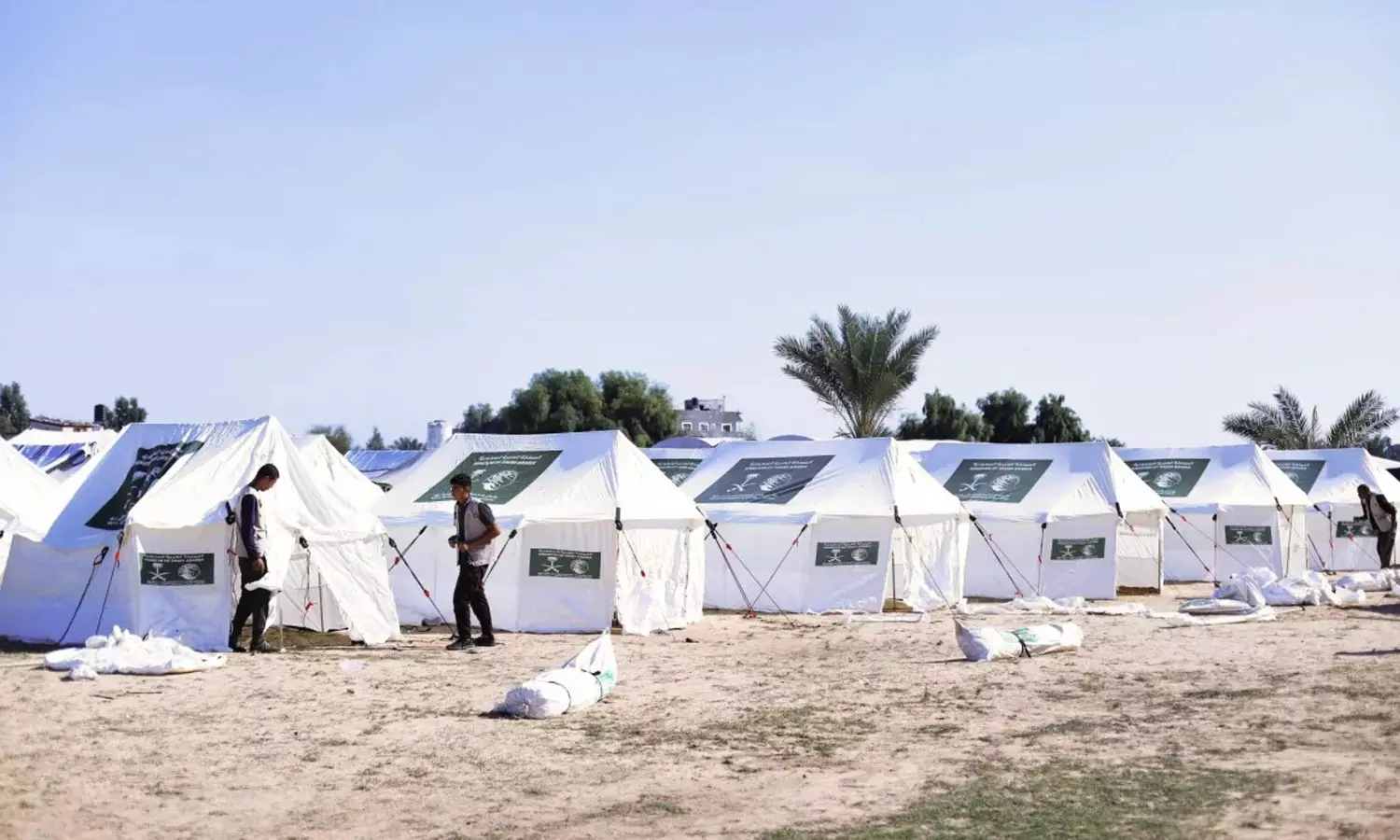 Saudi Arabia establishes new relief camp in Khan Younis