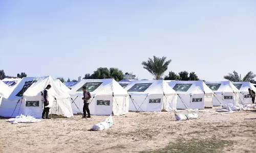 Saudi Arabia establishes new relief camp in Khan Younis