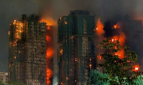 55 Dead After Fire Ravages 7 High-Rise Buildings In Hong Kong, 3 Arrested