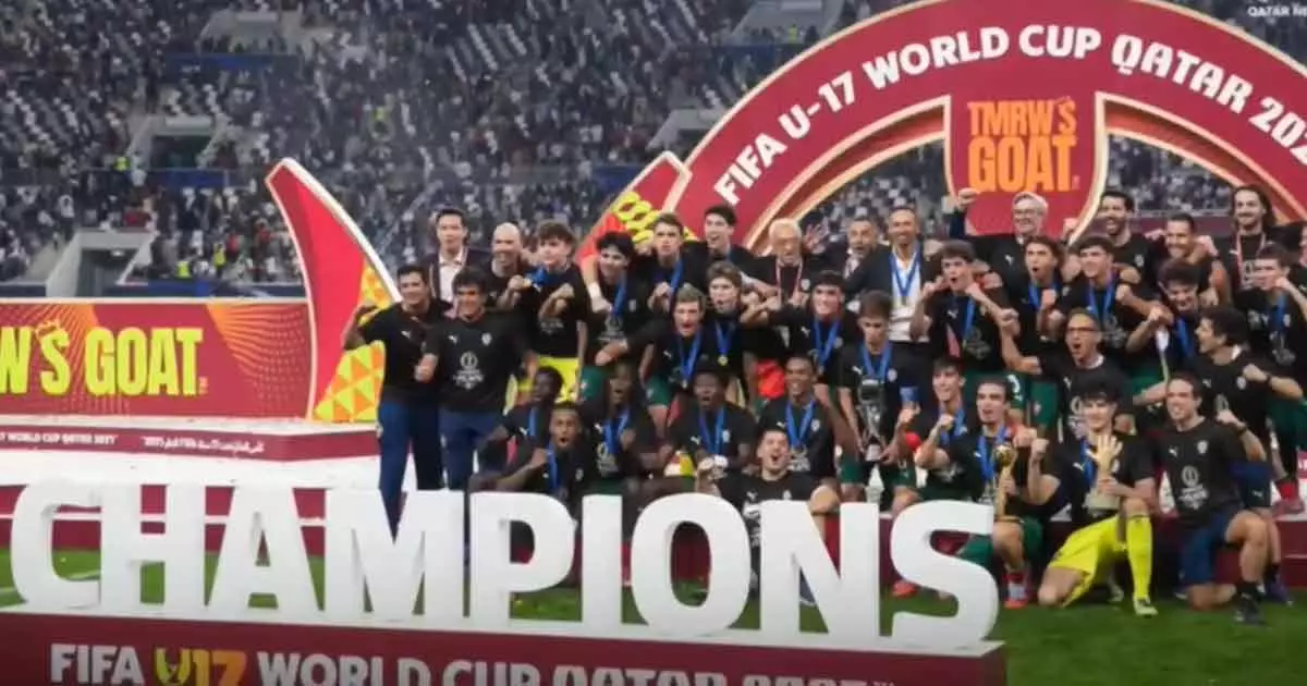 അണ്ടർ 17 ലോകകപ്പ്; പോർച്ചുഗലിന് കിരീടം