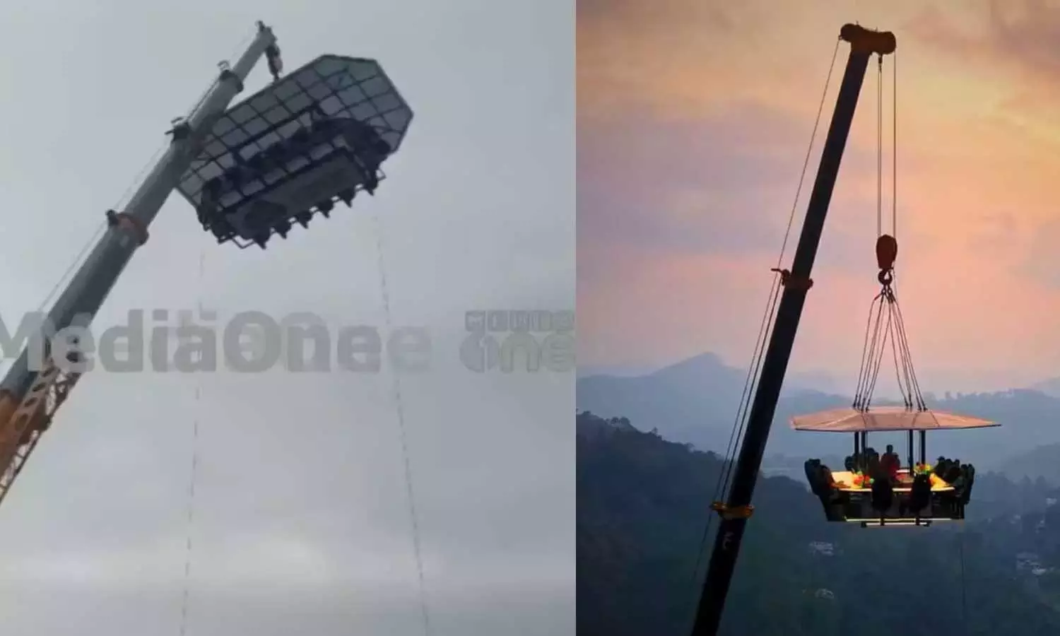 സ്‌കൈ ഡൈനിങ്ങില്‍ വിനോദസഞ്ചാരികള്‍ കുടുങ്ങിയ സംഭവം: നടത്തിപ്പുകാർക്കെതിരെ കേസ്