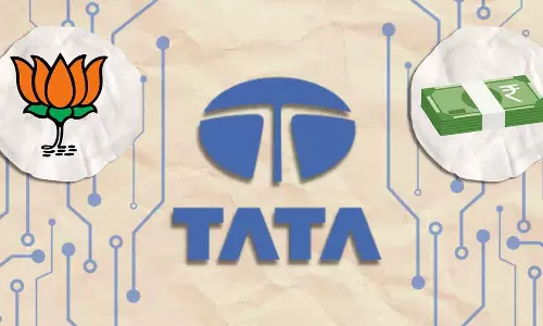 സെമികണ്ടക്ടർ യൂനിറ്റിന് അനുമതി ലഭിച്ചതിന് പിന്നാലെ ബിജെപിക്ക് 758 കോടി രൂപ സംഭവന നൽകി ടാറ്റ ഗ്രൂപ്പ്