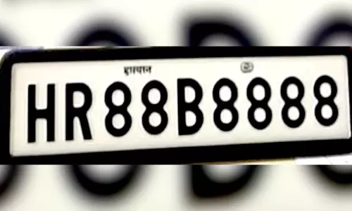 ഇന്ത്യയിലെ ഏറ്റവും വിലയേറിയ നമ്പർ പ്ലേറ്റ്; സ്വന്തമാക്കിയത് ഹരിയാനയിലെ കാറുടമ