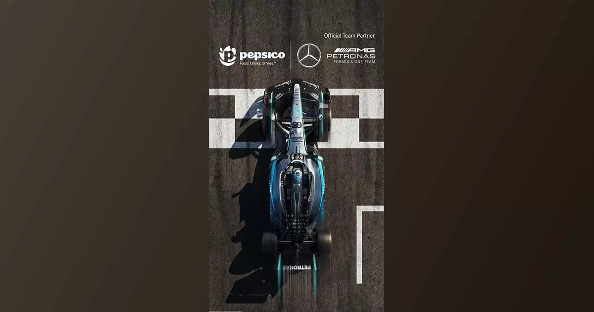 Pepsico Announces Landmark Global Partnership With Mercedes-AMG Petronas F1 Team For 2026