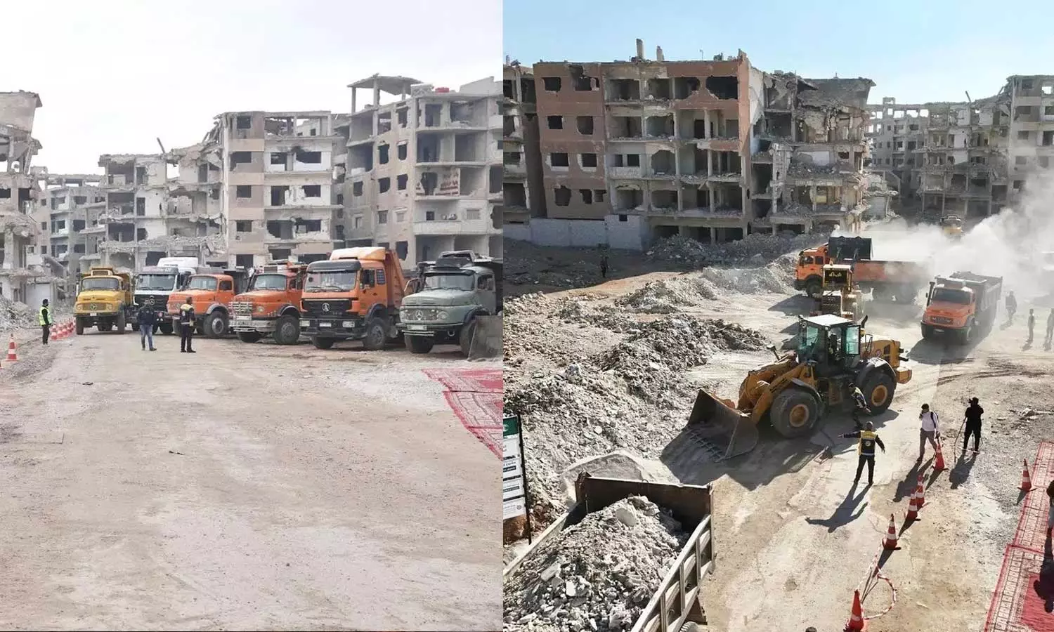 Saudi Arabia follows up on debris removal in Syria