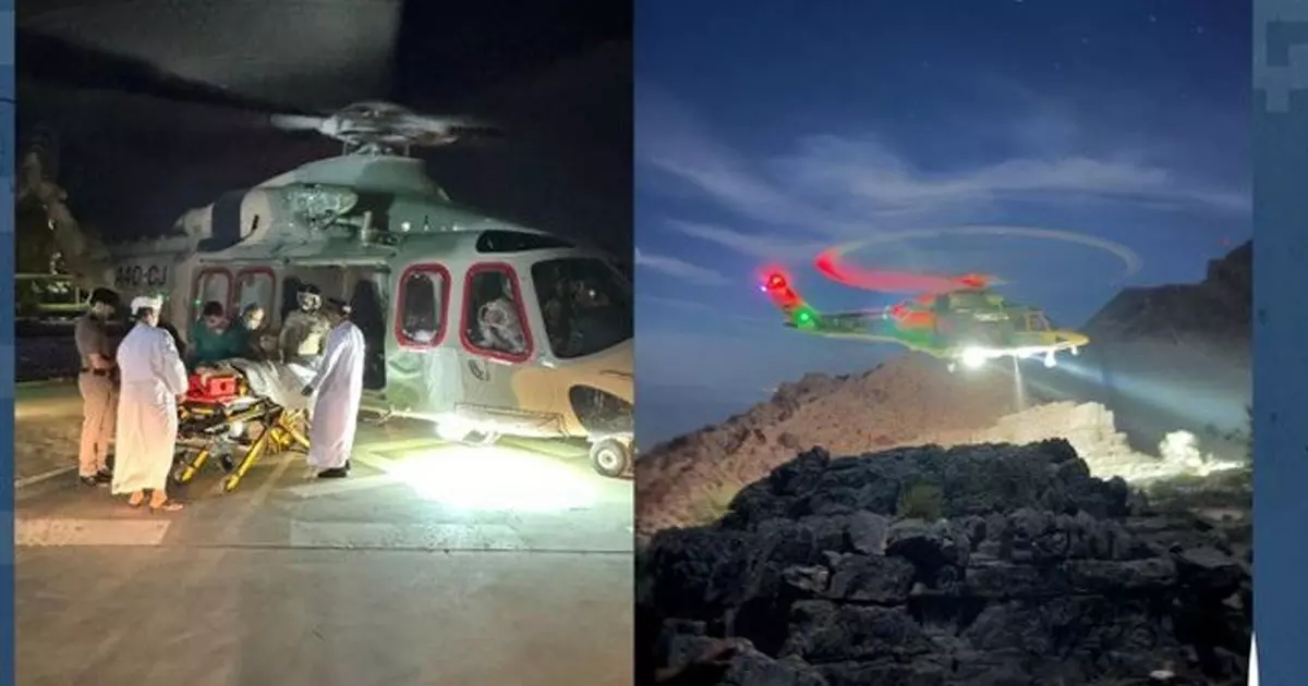 Asian expatriate rescued after falling from cliff in Jebel Akhdar